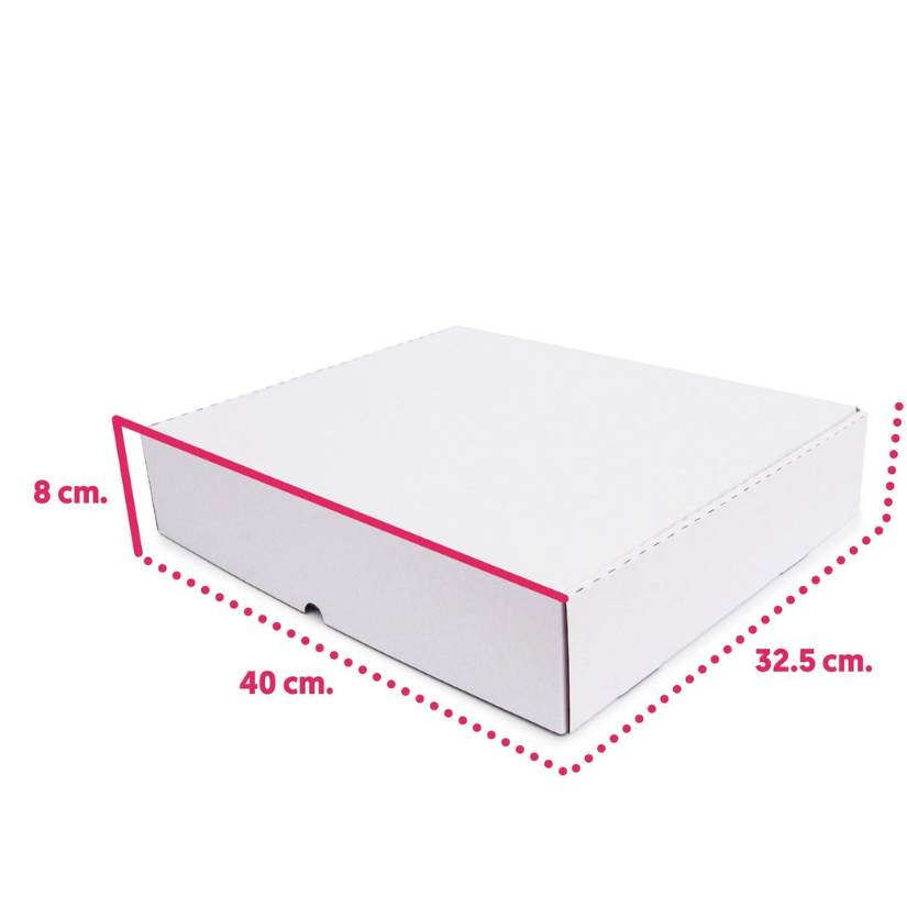 Corrugated Cardboard Box - Made from Recycled Material- 8cm x 40cm x 32.5cm